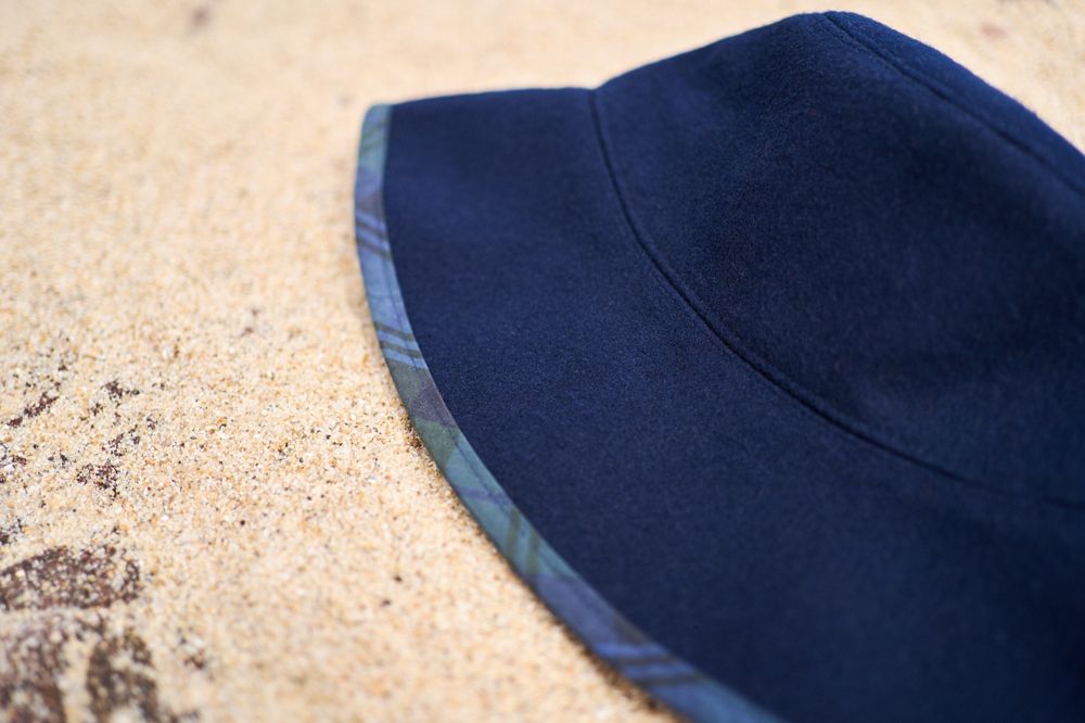 Bucket Hat, details, blue