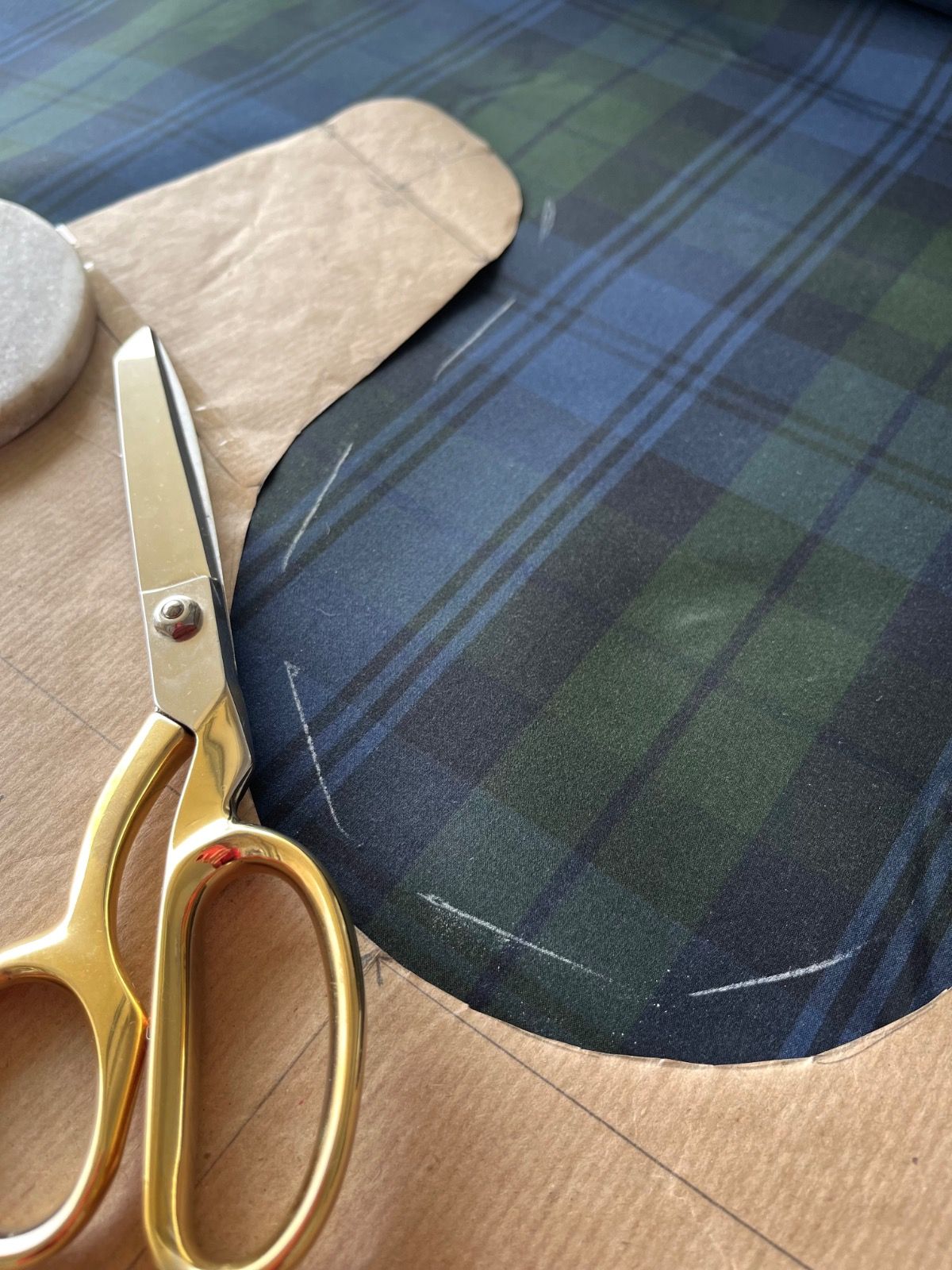Oilskin sewing